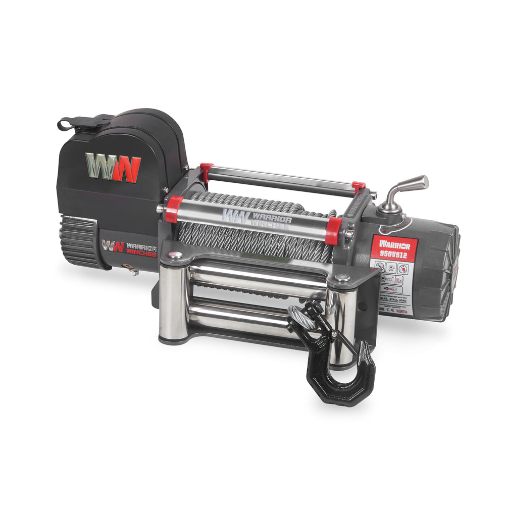 Warrior Winches Samurai Electric Winch 10,000 Lb 12-Volt Steel Rope New