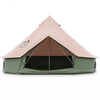 Waterproof Bell Tent with Stove Jack Accommodates and Mesh Windows Doors in Green-M - Gallery View 1 of 1