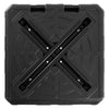 Weighted offset umbrella base with cross bracket, designed for stability and easy movement, suitable for umbrellas up.