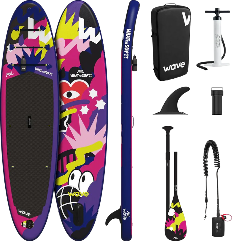 Wave What The SUP?! by MUL All-Round Inflatable Paddle Board 10'9