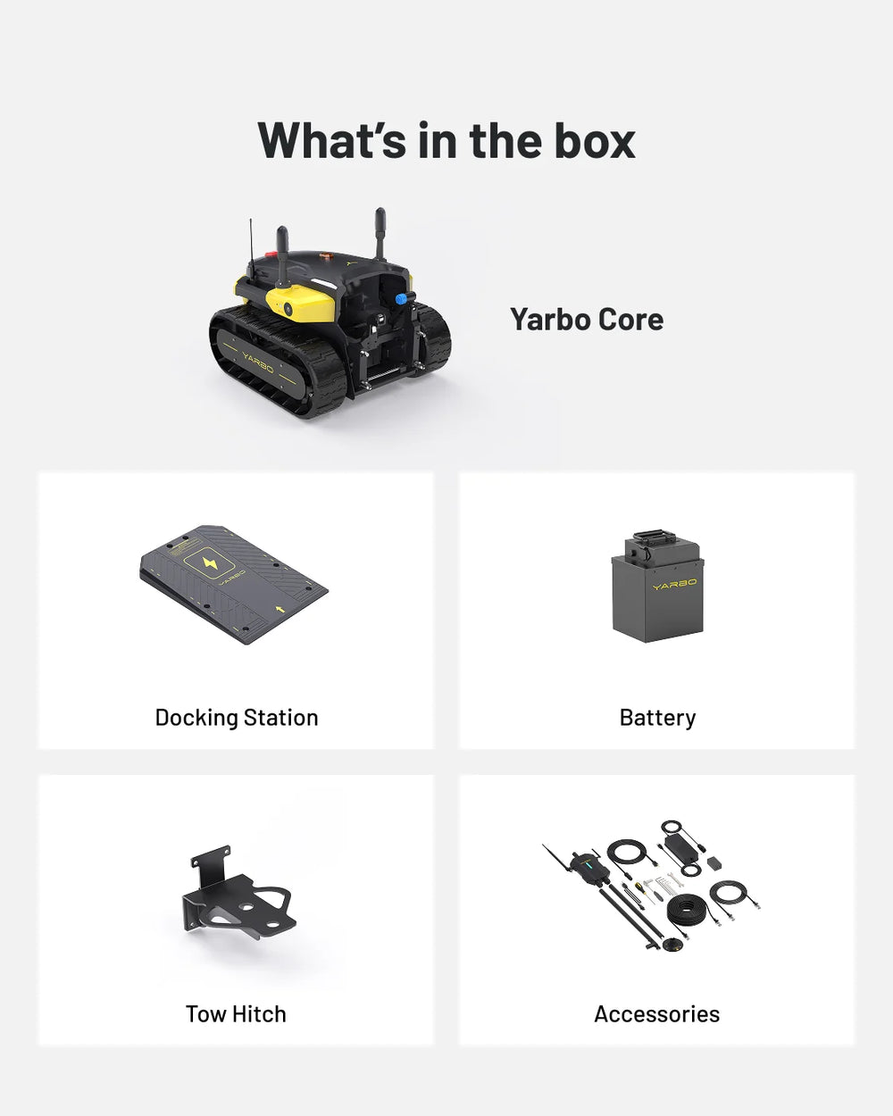 Yarbo Y40 Core Robot Base Smart GPS Remote Control New
