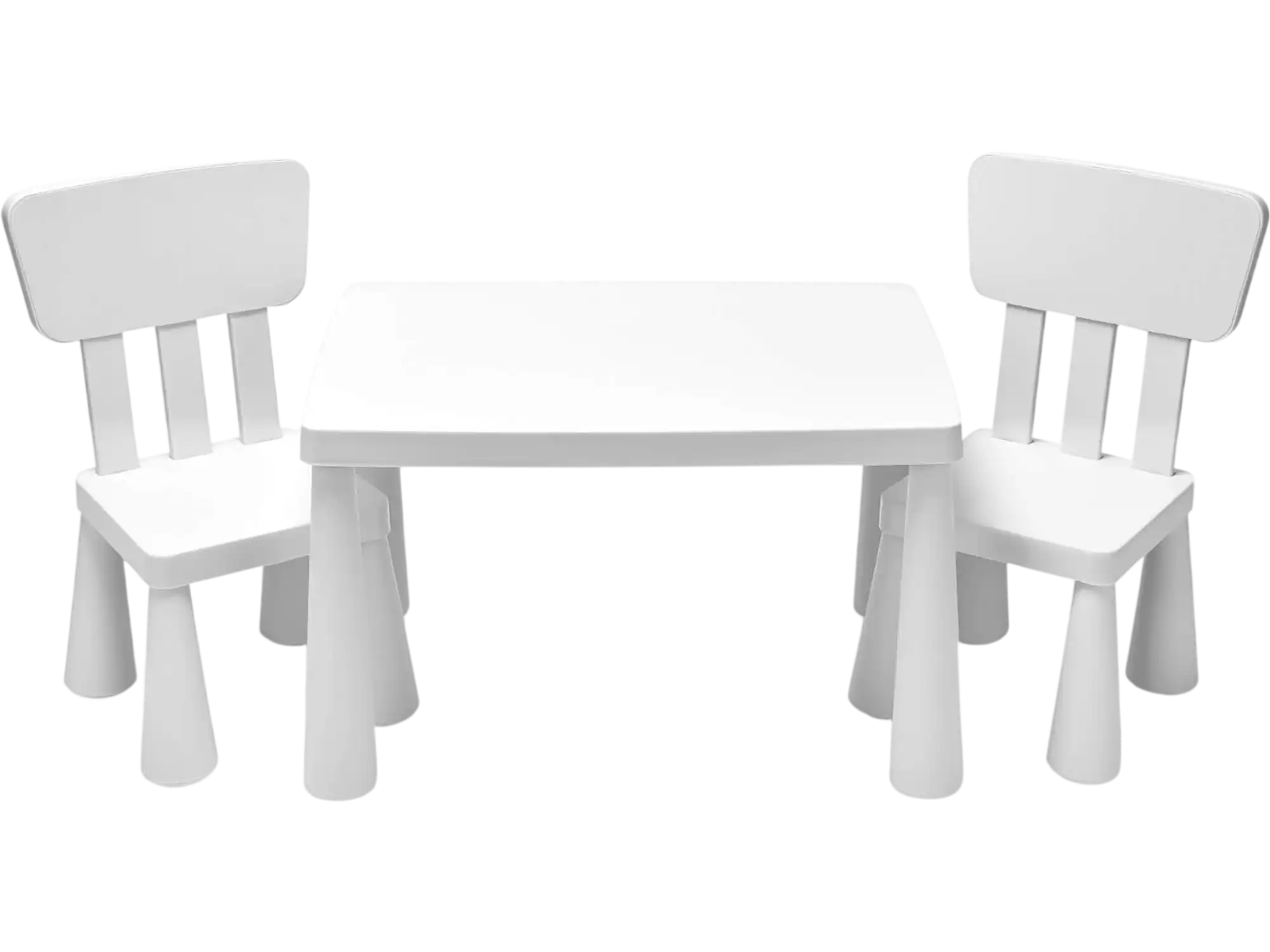 Costway 3-Pc Multifunction Kids Play Table & Chair Set 85423196 New