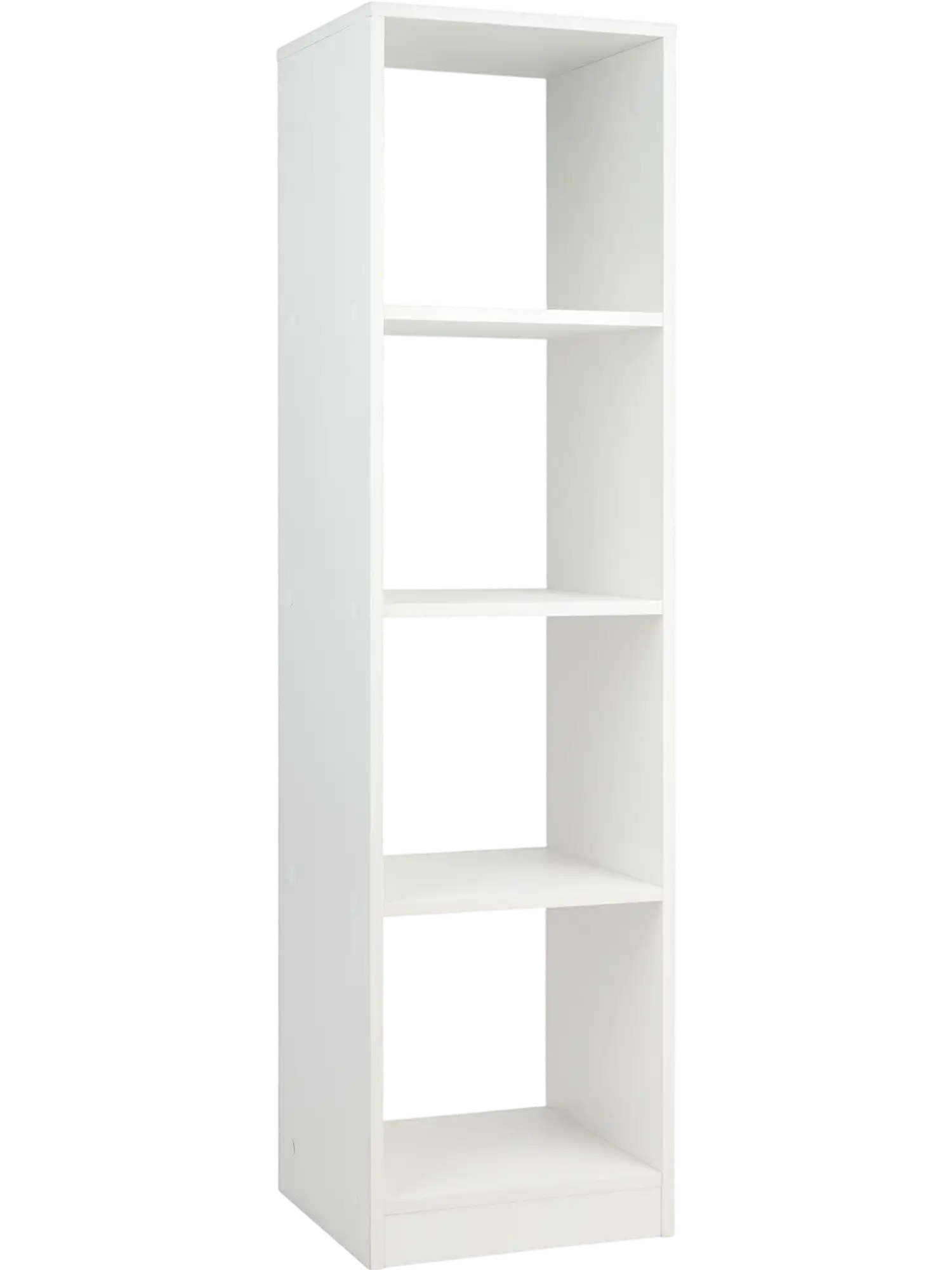 Costway 5-Tier 4-Cube Narrow Bookshelf 72538914 New