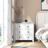 3 Drawer Dresser Chest of Drawers Bedside Table-White - Gallery View 1 of 10
