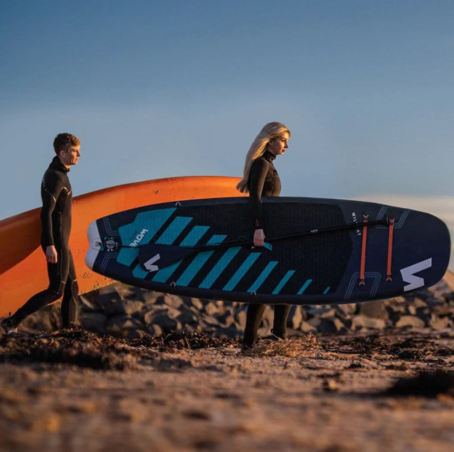 Wave Wildcat 8'6" Inflatable Paddle Board Compact iSUP for Surf and Youth Riders New