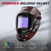 ARCCAPTAIN Large View Auto-Darkening wolf Design Welding Helmet