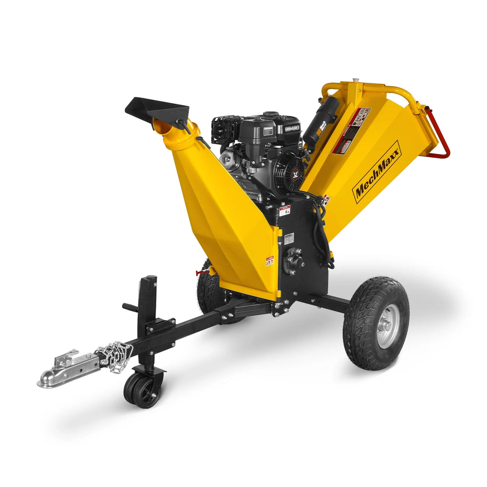 6 inch E-start ZONSEN 420cc 13.4hp Gasoline Engine Powered Drum Wood Chipper,  P4206
