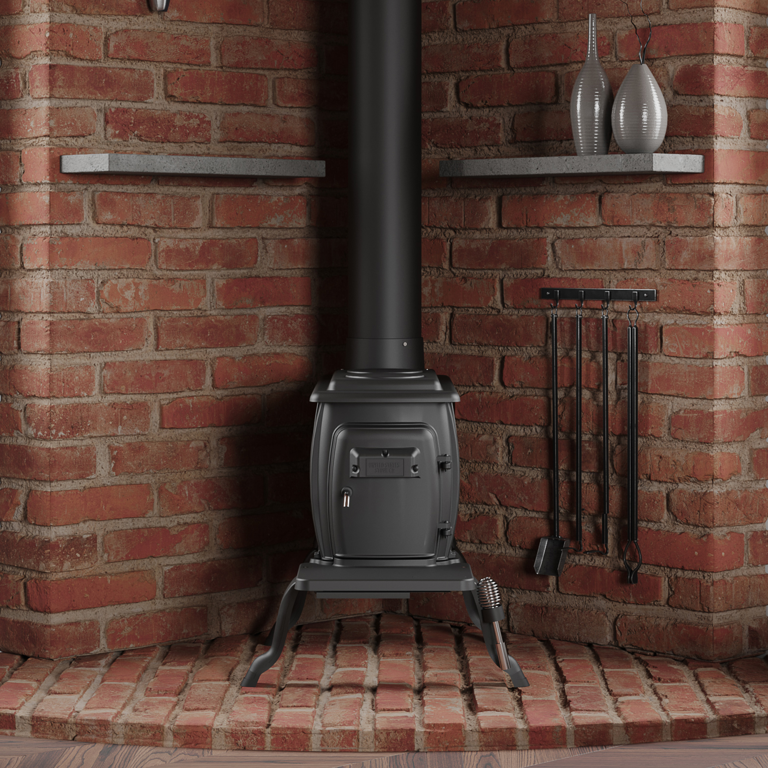 US Stove Company US1269E Wood Stove - Thumbnail 2