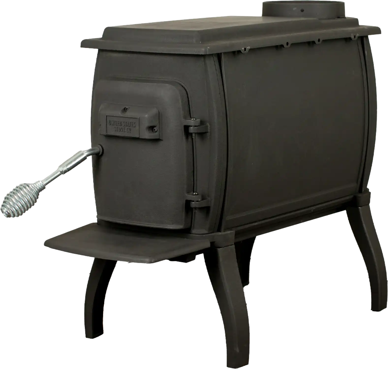 US Stove US1261E Basic Wood Stove 900 sq. ft. 54,000 BTU Cast Iron New