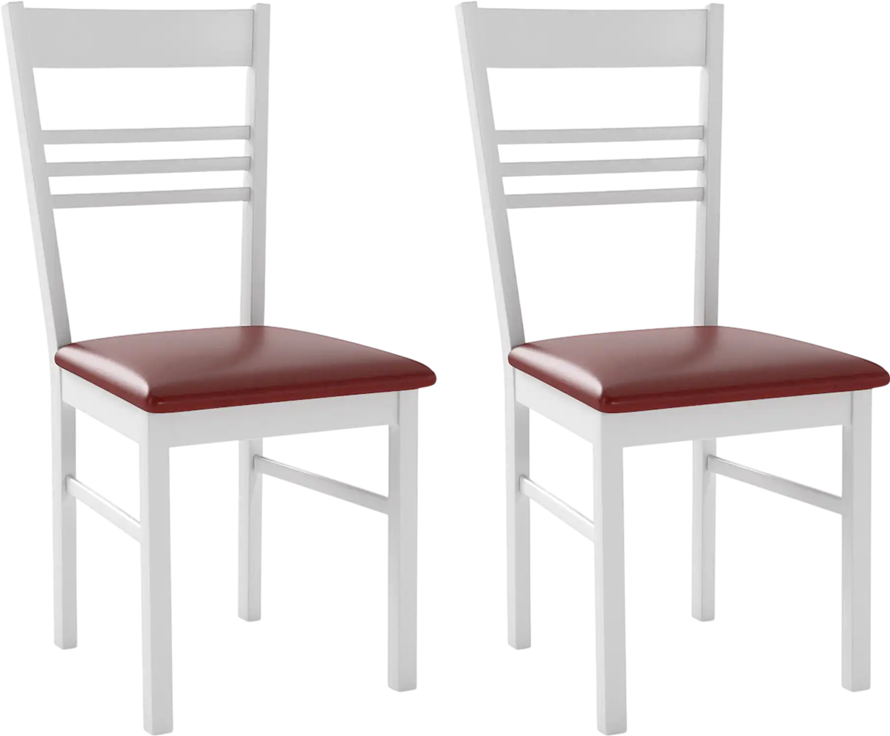 Costway Wood Dining Chairs Set of 2 Rubber Wood Frame 29895646 New