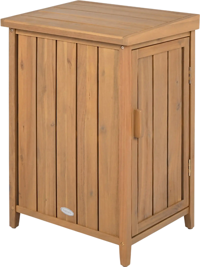 Costway Wood Package Delivery Box Garden Storage Shed 97953315 New