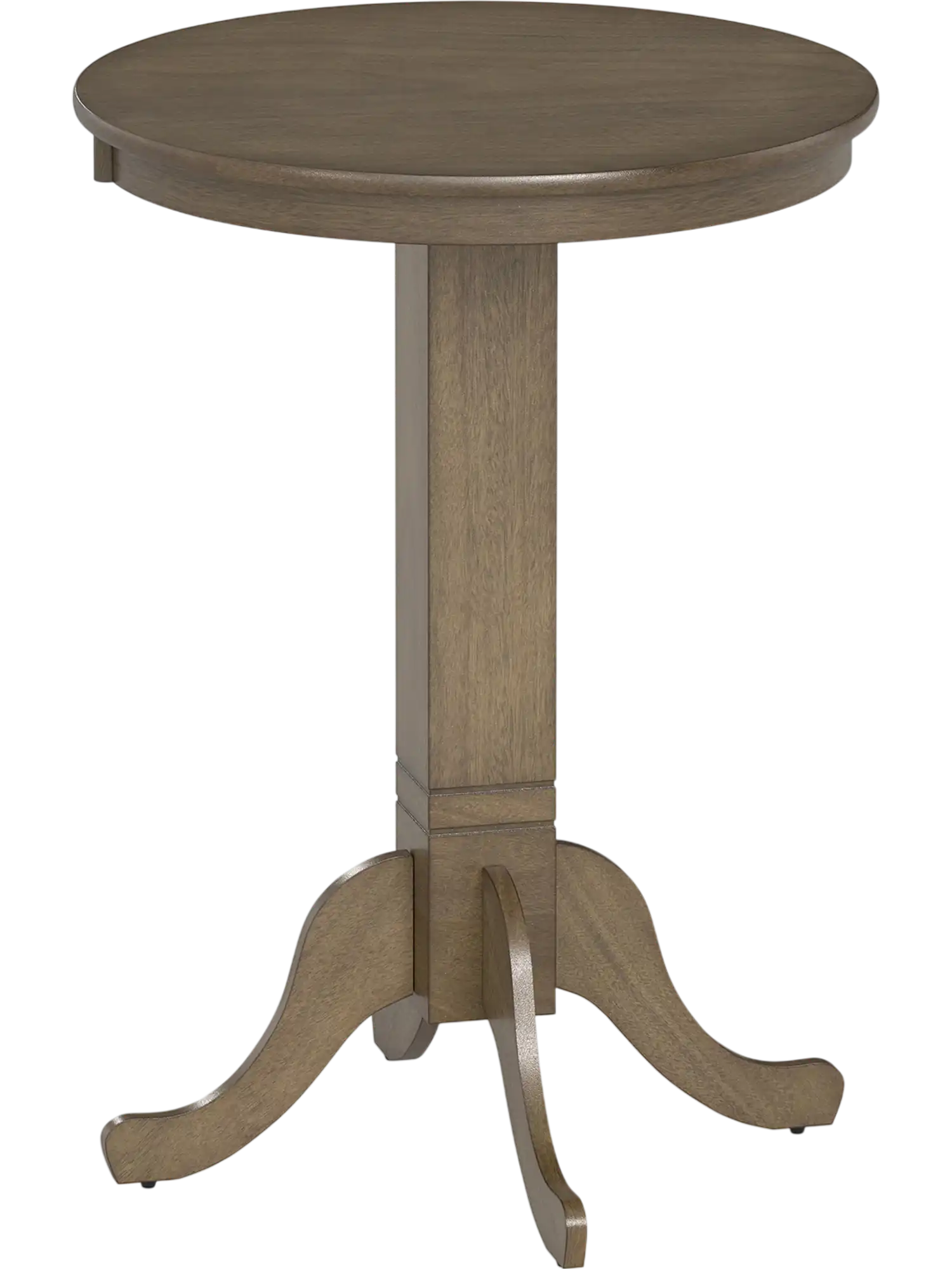 Costway Round Wood Pub Dining Table Pedestal Base 28367594 New