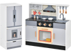 Wooden Chef Play Kitchen and Refrigerator with Realistic Range Hood and Roaster