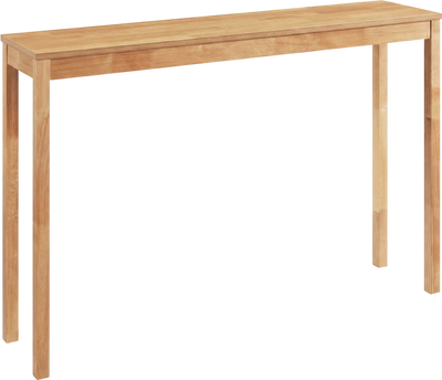 Costway Wooden Console Table Modern Farmhouse Sofa Table Thickened Top 59091904 New