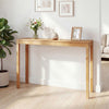Wooden Console Table Modern Farmhouse Sofa Table with Thickened Top-Natural - Gallery View 1 of 10