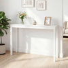 Wooden Console Table Modern Farmhouse Sofa Table with Thickened Top-White - Gallery View 1 of 10