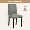 Wooden dining chair with bent wood legs, featuring soft cushions and nailhead trim, ideal for home or cafe use.