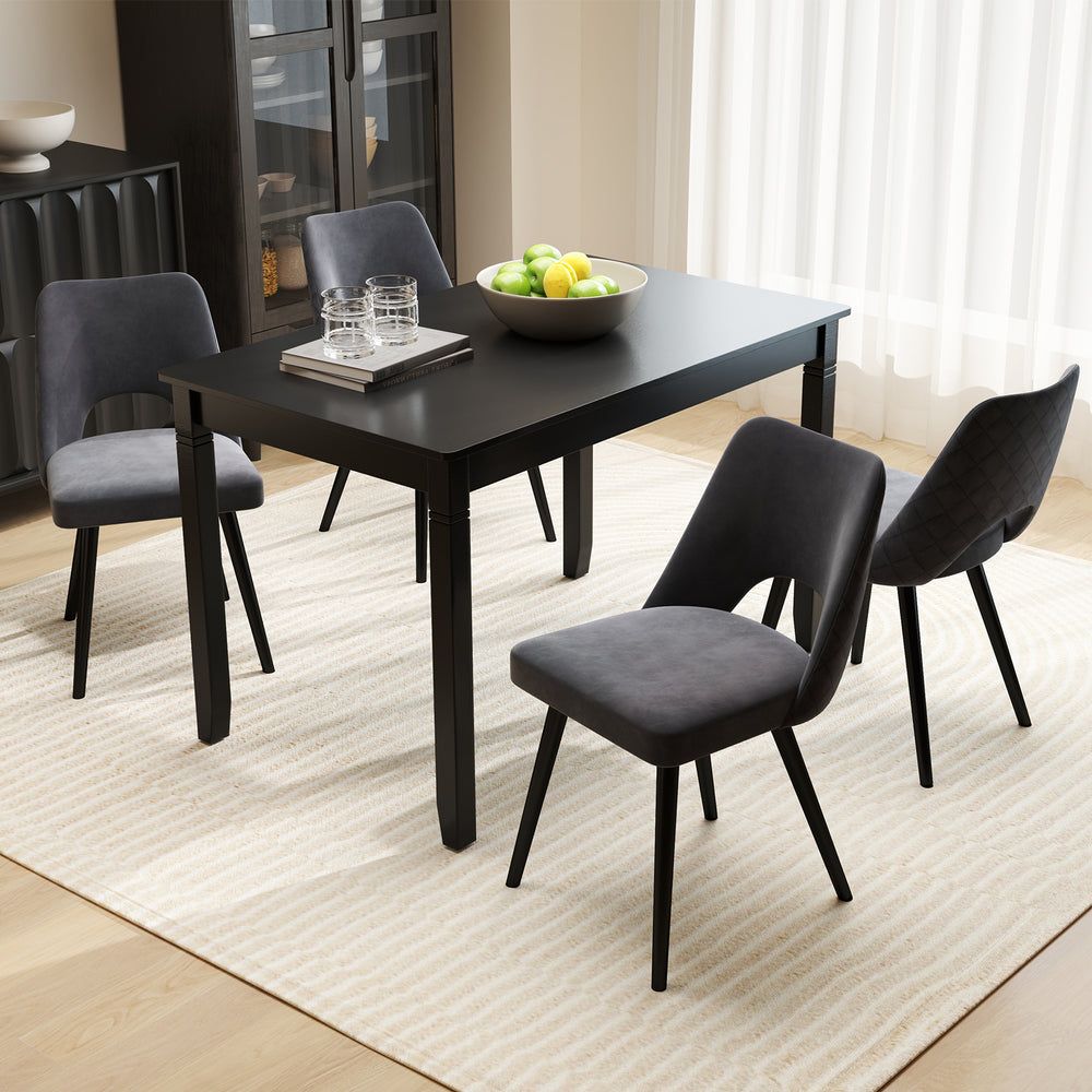 Costway Wooden Dining Table 48-Inch Rectangular for 4 People New