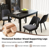 Costway Wooden Dining Table 48-Inch Rectangular for 4 People New