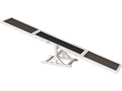 Costway Wooden Dog Agility Seesaw Outdoor Obstacle Course Toy 42254202 New