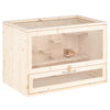 Wooden hamster cage with mesh flip roof, multi-level design, and storage rack for small pets like hamsters and mice.