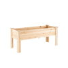 Wooden Raised Garden Bed with Legs Elevated Planter Box with Drainage Holes - Gallery View 6 of 12
