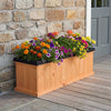 Wooden Raised Garden Bed with Drainage Holes and Liner Solid Fir Wood Planter Box-XL - Gallery View 1 of 10