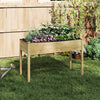 Wooden Raised Vegetable Garden Bed Elevated Grow Vegetable Planter-Natural - Gallery View 1 of 10