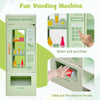 Realistic green vending machine toy for kids with interactive features, promoting imaginative play and hand-eye.