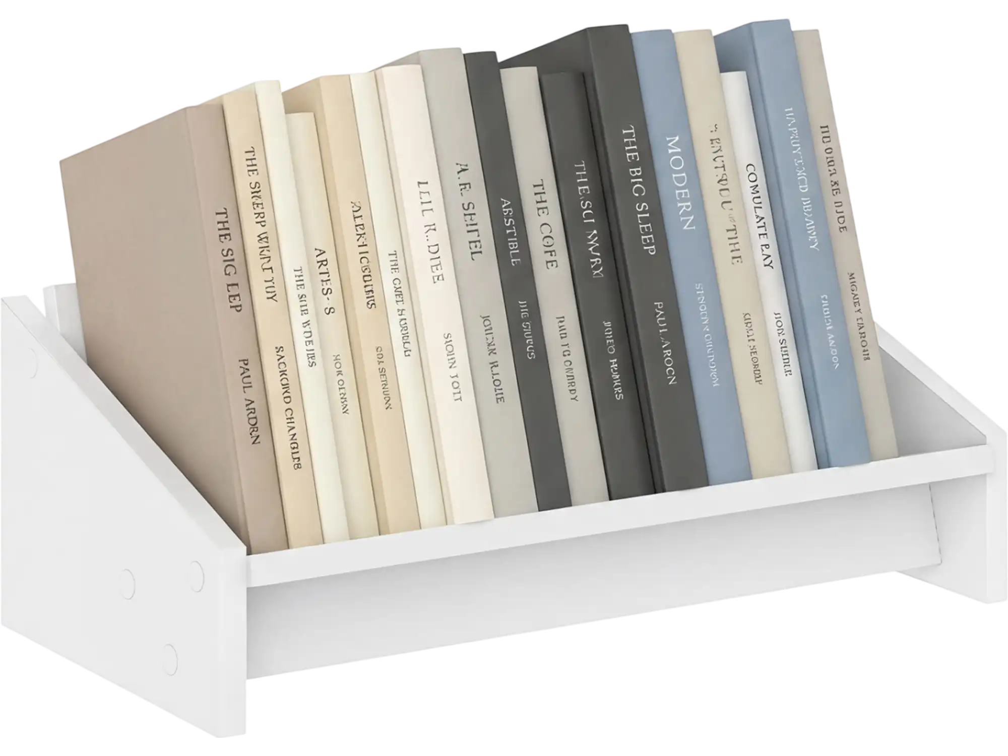 Costway Wooden Tilting Desktop Bookshelf Organizer Bookcase 77831106 New