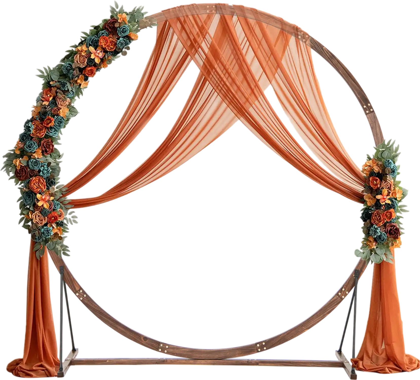 Costway Wooden Wedding Arch Arbor Backdrop Stand 48613759 New
