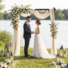 Wooden Wedding Arch Solid Wood Arbor Backdrop Stand for Wedding Ceremony-Square - Gallery View 1 of 10