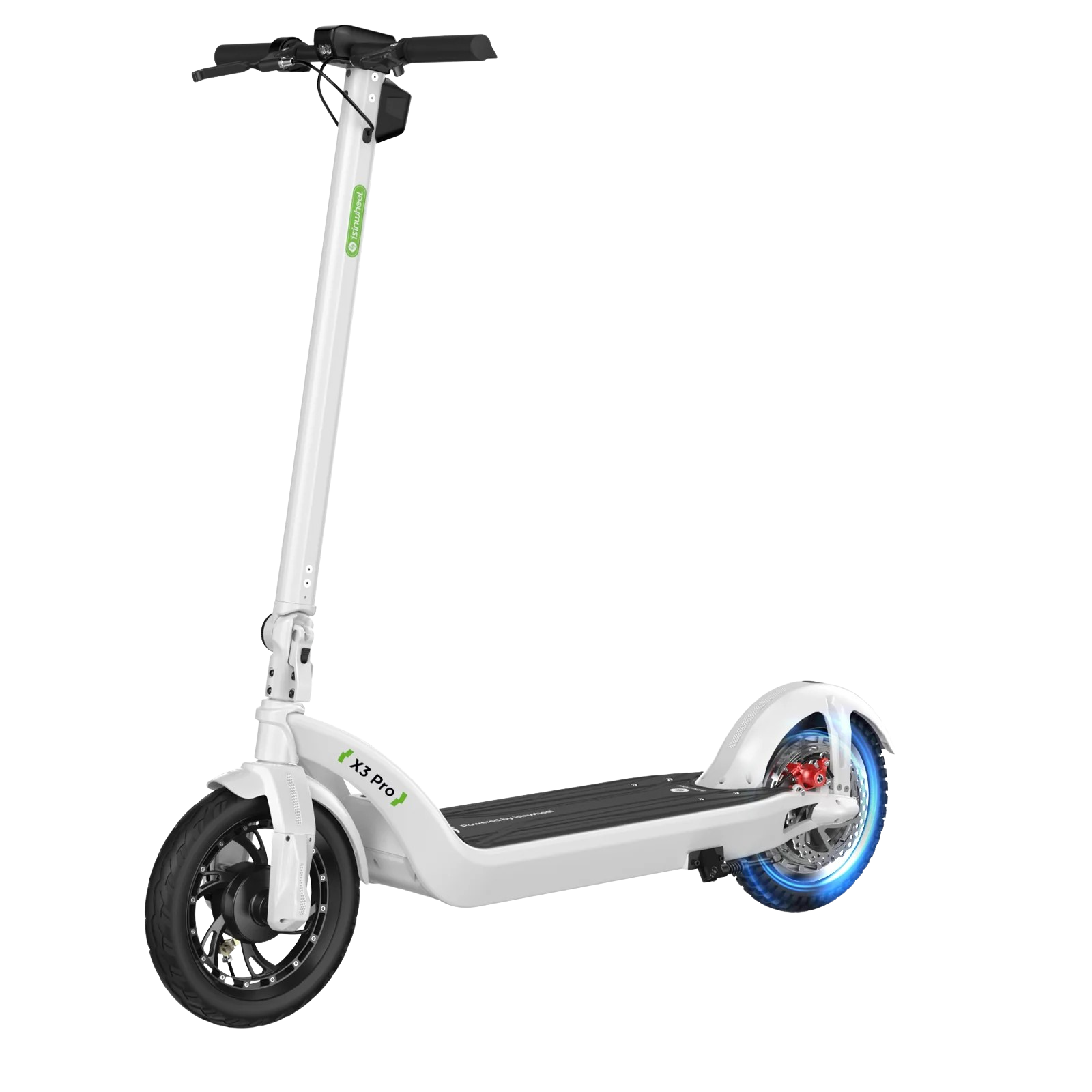 isinwheel X3 Pro Commuter Electric Scooter 37 Mile Range 28 MPH 1200W New