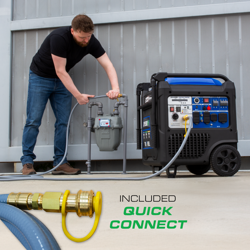 DuroMax XP9500iHT included quick connect feature image