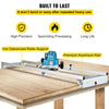 Vevor Router Sled 60" Adjustable Woodworking Slab Jig with Locking Function Portable New