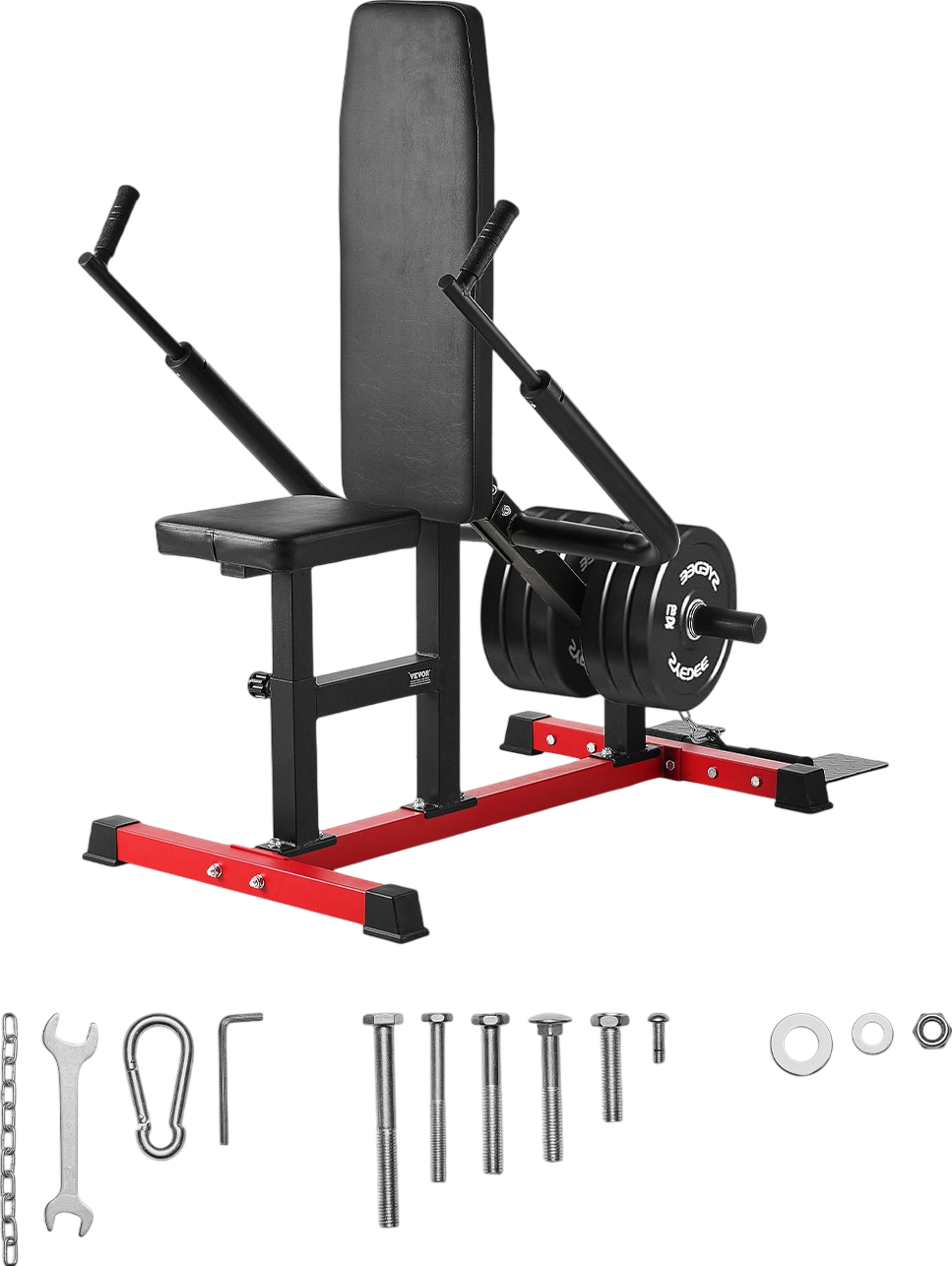 Vevor Seated Dip Machine 450 Lbs Capacity Adjustable Tricep Chest Press for Home Gym New