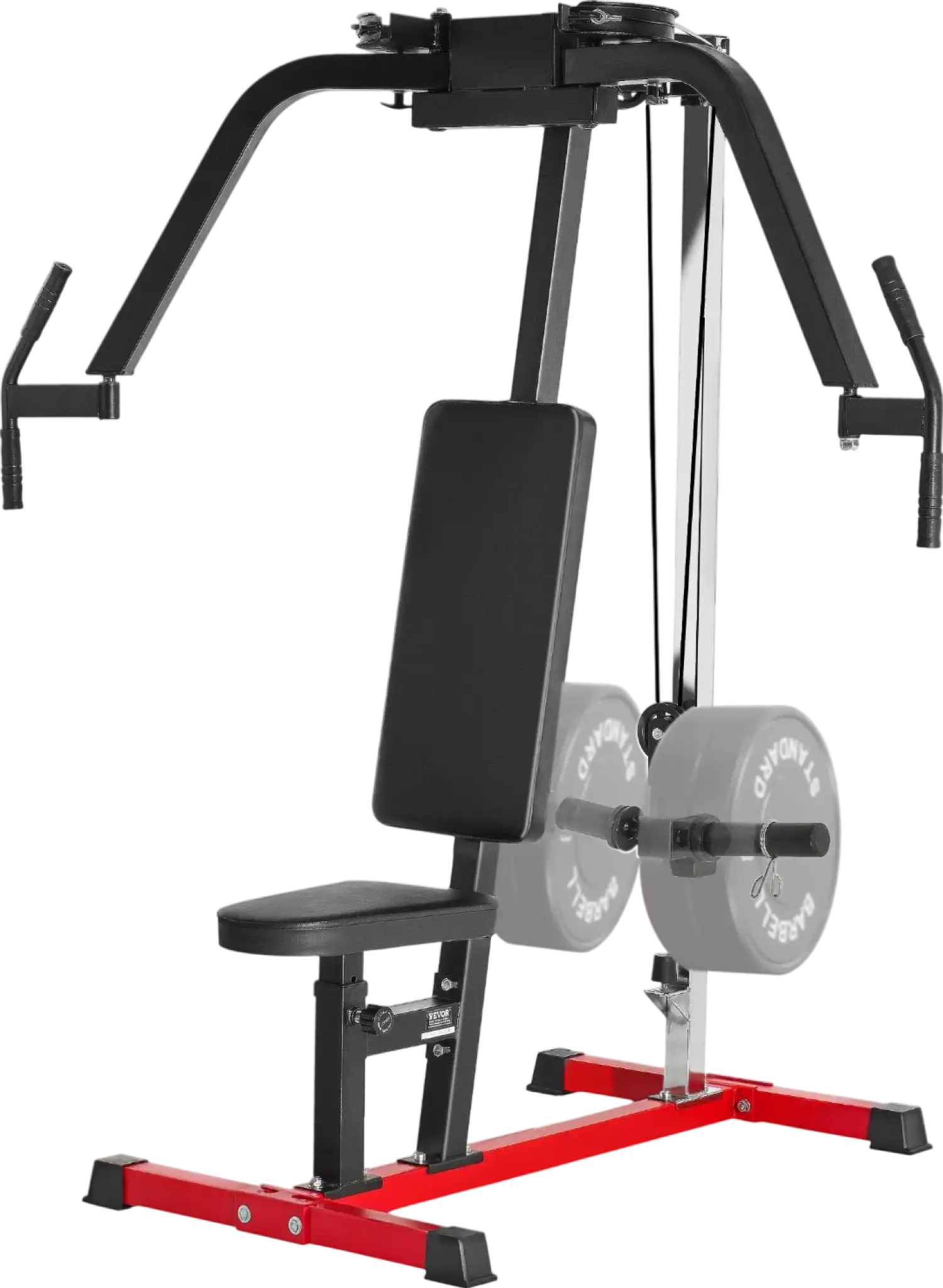 Vevor Chest Fly Machine 450 Lb Capacity Adjustable Seat for Fly and Reverse Delt Workouts New