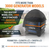 GenTent XL Inverter Kit for Fully Encased Generators Weatherproof Running Tent Cover New