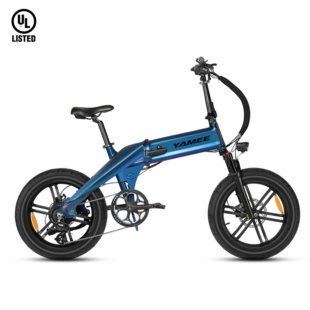 Yamee XL Plus Electric Bike Foldable 60-80 Mile Range 28 MPH 750W New Amber Orange Yamee XL Plus Electric Bike Foldable 60-80 Mile Range 28 MPH 750W New Amber Orange