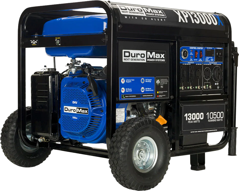 DuroMax XP13000X 10500W/13000W Gas Generator with Electric Start and CO Alert New