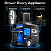 DuroMax 13,750 Watt Tri Fuel Portable HXT Generator w/ CO Alert