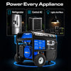 DuroMax 13,750 Watt Dual Fuel Portable HX Generator w/ CO Alert