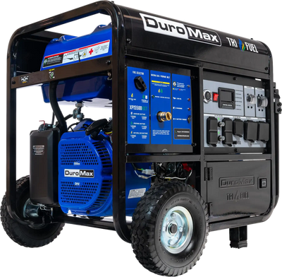 DuroMax XP15500HXT Generator 12,000W/15,500W Tri Fuel Gas Propane Natural Gas 50A Low THD CO Alert Remote Start New