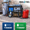 DuroMax XP15500HX Generator 12,000W/15,500W Dual Fuel Gas Propane 50A Low THD CO Alert Remote Start New