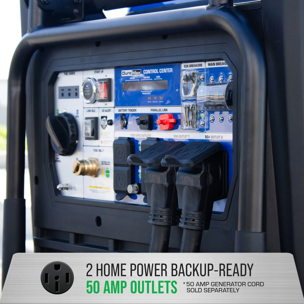 DuroMax XP16000iHT 13000W/16000W Tri Fuel Generator Gasoline Propane Natural Gas Electric Start Inverter CO Alert New