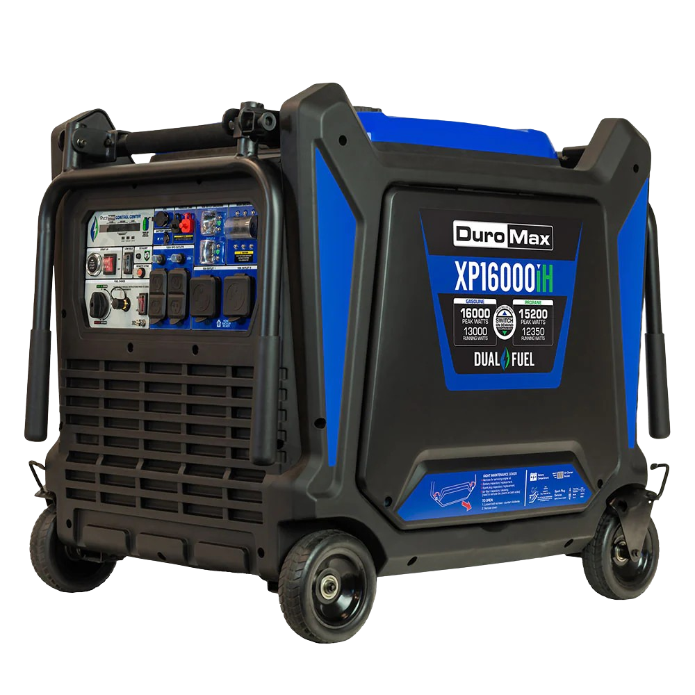 DuroMax XP16000iH 13000W/16000W Dual Fuel Gas Propane Inverter Generator with CO Alert and Remote Start New