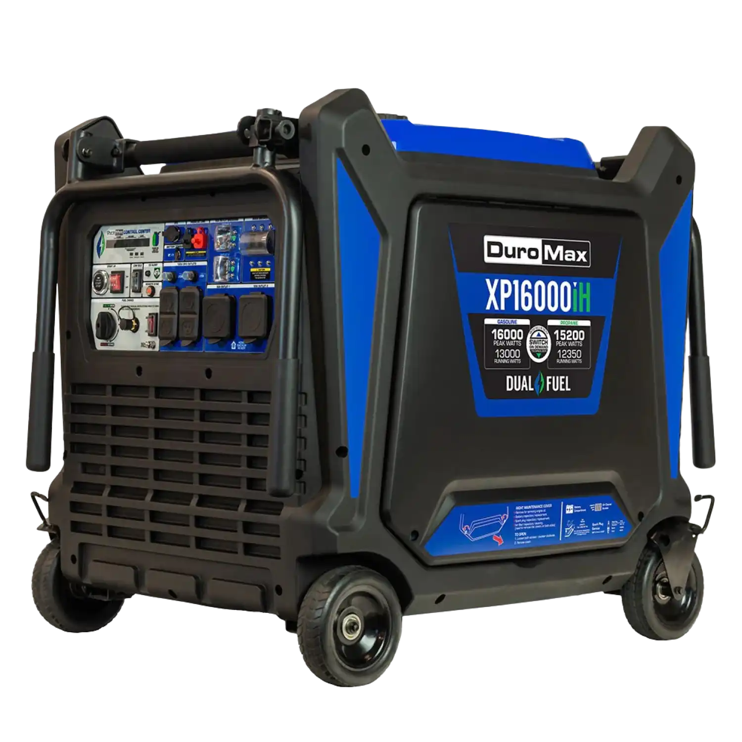 DuroMax XP16000iH 13000W/16000W Dual Fuel Gas Propane Inverter Generator with CO Alert and Remote Start New