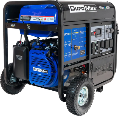 DuroMax XP15500HX Generator 12,000W/15,500W Dual Fuel Gas Propane 50A Low THD CO Alert Remote Start New