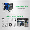 DuroMax 17,500 Watt Dual Fuel Portable HX Generator w/ CO Alert