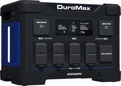 DuroMax XP2000PX 1843Wh/2000W Portable Power Station 30A LiFePO4 Battery Backup New